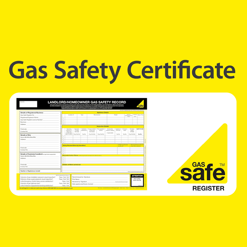 Gas Safe Register — Official Gas Safety Certificate