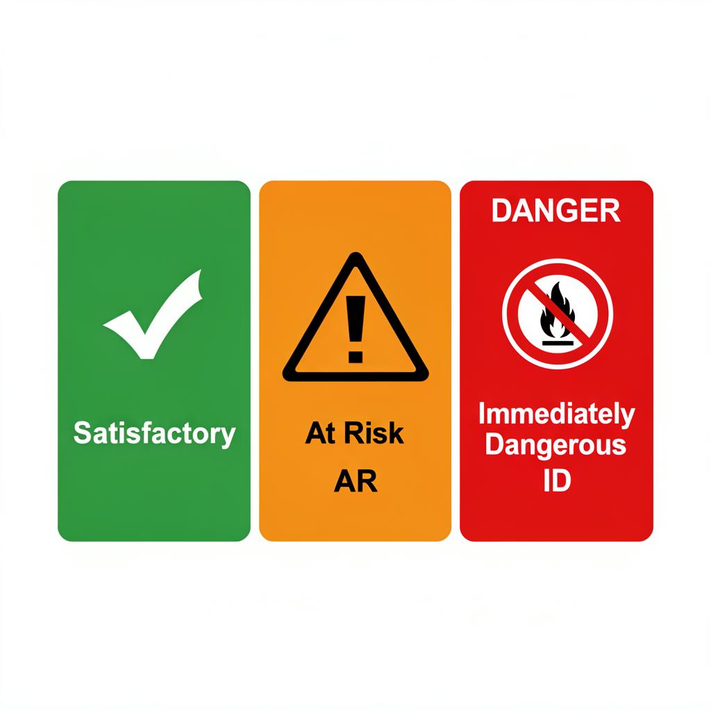 Three-tier safety classification diagram
